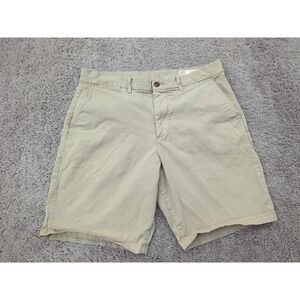 GAP Khakis Chino Shorts Mens 34 Beige Inseam: 9.5" Preppy‎ Casual